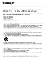 Shure SBC840M User guide