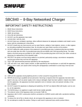 Shure SBC840-E User manual