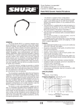 Shure WH10 User guide