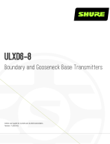 Shure ULXD6-ULXD8 User manual