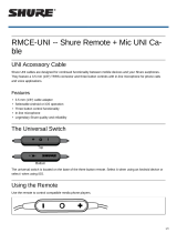 Shure RMCE-UNI User manual