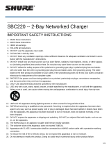 Shure SBC220 User guide