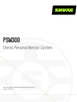 Shure PSM300 User guide