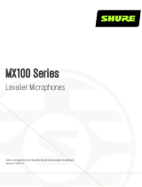 Shure MX100 User guide