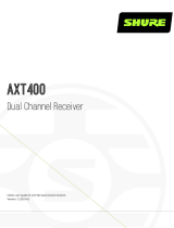 Shure AXT400  User guide