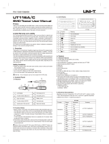 UNI-T UT116C User manual