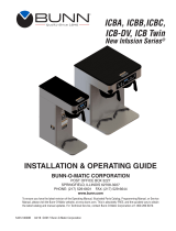 Bunn ICB Twin, 120/240V SST Installation guide