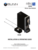 Bunn NITRON® Gas Module, 120V Installation guide