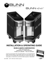 Bunn-O-Matic BUNN refresh® - Counter Top, Portion Control - Black Installation guide