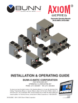 Bunn AXIOM® DV-3 (2 Upper/1 Lower Warmer) Installation guide