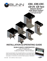 Bunn ICB-DV SST, w/17-hole Sprayhead Installation guide