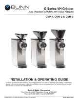 Bunn GVH-2, 120V Installation guide