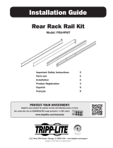 Tripp Lite Rear Rack Rail Kit Installation guide