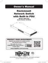 Tripp Lite (Model: NSU-G16) Rackmount Network Switch Owner's manual