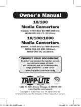 Tripp Lite 10/100 & 10/100/1000 Media Converters Owner's manual