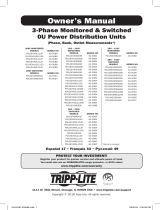 Tripp Lite 3-Phase Switched 0U Power Distribution Units Owner's manual