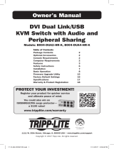 Tripp Lite B004-DUA2-HR-K & B004-DUA4-HR-K KVMs Owner's manual