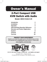 Tripp Lite B004-VUA2-K-R USB KVM Switch Owner's manual