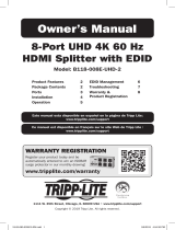 Tripp Lite B118-008E-UHD-2 Owner's manual