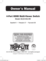 Tripp Lite B119-4X1-MV Owner's manual