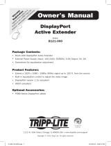 Tripp Lite B121-000 DisplayPort Active Extender Owner's manual