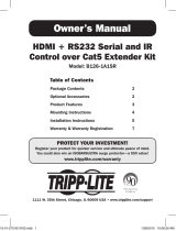 Tripp Lite B126-1A1SR Cat5 Extender Kit Owner's manual