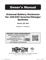 Tripp Lite BP-260 Owner's manual