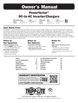 Tripp Lite DC-to-AC Inverter/Chargers Owner's manual