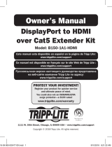 Tripp Lite DisplayPort to HDMI over Cat5 Extender Kit Owner's manual