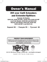 Tripp Lite DVI over Cat5 Extenders and Extender/Splitters Owner's manual