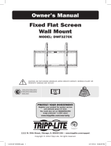 Tripp Lite DWF3270X Display Mount Owner's manual
