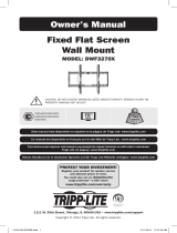 Tripp Lite DWF3270X Display Mount Owner's manual