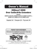 Tripp Lite HDBaseT HDMI Over Cat5e/6/6a Extenders Owner's manual