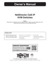 Tripp Lite NetDirector Cat5 IP KVM Switches Owner's manual