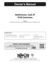 Tripp Lite NetDirector Cat5 IP KVM Switches Owner's manual