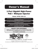 Tripp Lite NPOE-30W-1G Owner's manual