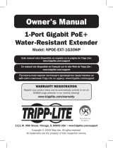 Tripp Lite NPOE-EXT-1G30WP Owner's manual