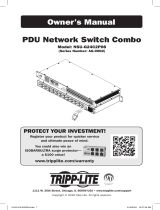 Tripp Lite PDU Network Switch Combo Owner's manual