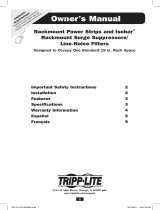 Tripp Lite Rackmount Power Strips & Isobar Rackmount Surge Suppressors Owner's manual