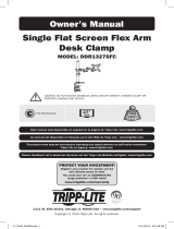 Tripp Lite Single Flat Screen Flex Arm Desk Clamp Owner's manual