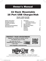 Tripp Lite U280-016-RM 1U Rack Mountable 16 Port USB Charger/Hub Owner's manual