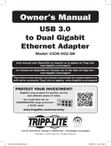 Tripp Lite U336-002-GB Ethernet Adapter Owner's manual