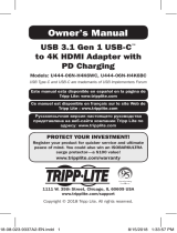 Tripp Lite U444-06N-H4K6WC & U444-06N-H4K6BC Owner's manual