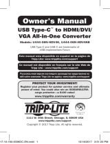 Tripp Lite U444-06N-HDV4K Owner's manual