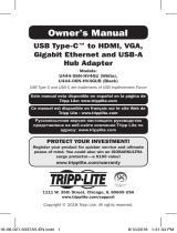 Tripp Lite U444-06N-HV4GU & U444-06N-HV4GUB Owner's manual