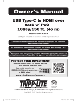 Tripp Lite U444-CAT-H Owner's manual