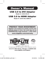Tripp Lite USB 3.0 DVI and HDMI Adapters Owner's manual