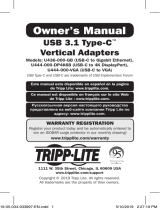 Tripp Lite USB 3.1 Type-C™Vertical Adapters Owner's manual