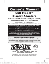 Tripp Lite USB Type-C™ Display Adapters Owner's manual