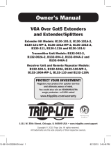 Tripp Lite VGA over Cat5 Extenders/Splitters 9 Owner's manual